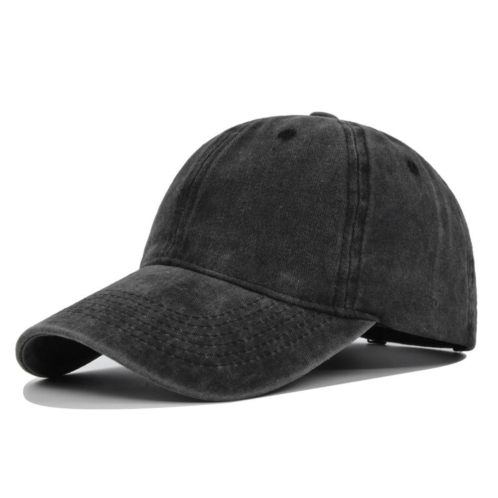 New Solid Children Summer Cap Women Ponytail Baseball Cap Hats Men Baseball Cap Cotton Outdoor Simple Vintage Visor Casual Cap