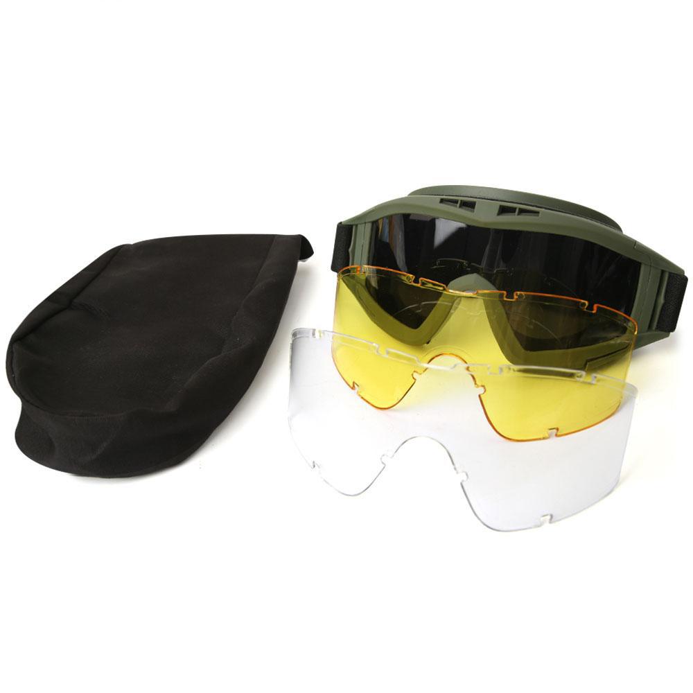 Taktische Outdoor-Brille Desert Locust Armee-Fanbrille Stoßfest Sport Unisex-Brille Radbrille