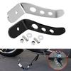 Black Motorcycle Foot Pedal Kickstand Chrome Stand Extension Kit For Harley CVO Touring Road King Electra Street Glide 1991-2022