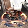 Stoelmat Geïnspireerd op de Avatar Film   Rond Tapijt voor Huisdecoratie, Kantoorgebruik, Woonkamer, Slaapkamer, Cadeau-idee0241b