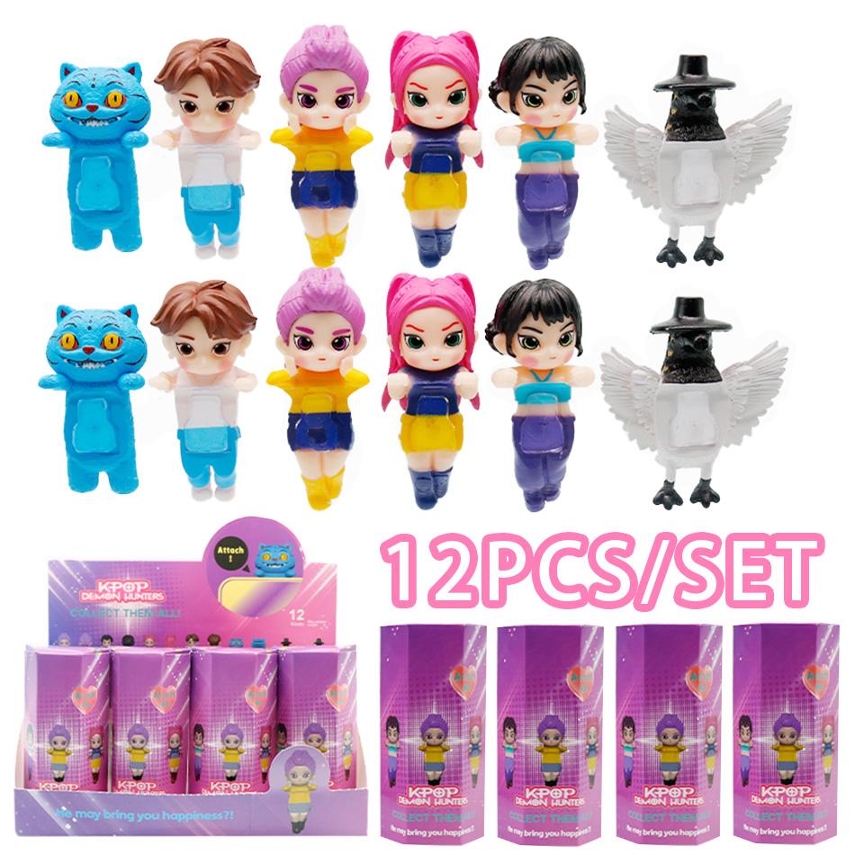 Ange de Fête Chasseurs de Démons KPop Boîte Aveugle Décoration de Voiture Écran d'Ordinateur de Bureau Cupidon Main Mode Poupée Jouet Cadeau d'Anniversaire