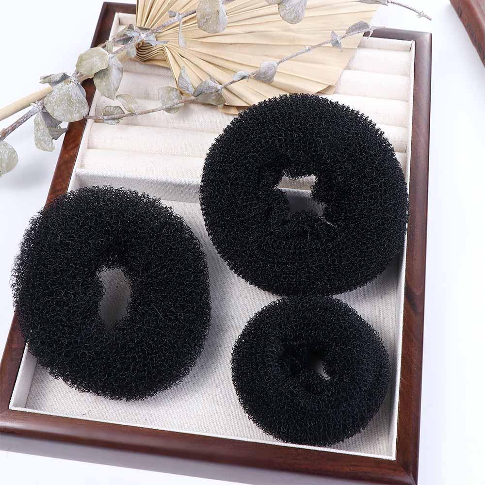 Head Easy Big Ring Girls Hair Accessories Women Hair Ring Korean Style Ponytail Holder Hairstyle Tools Bird's Nest Bun Maker