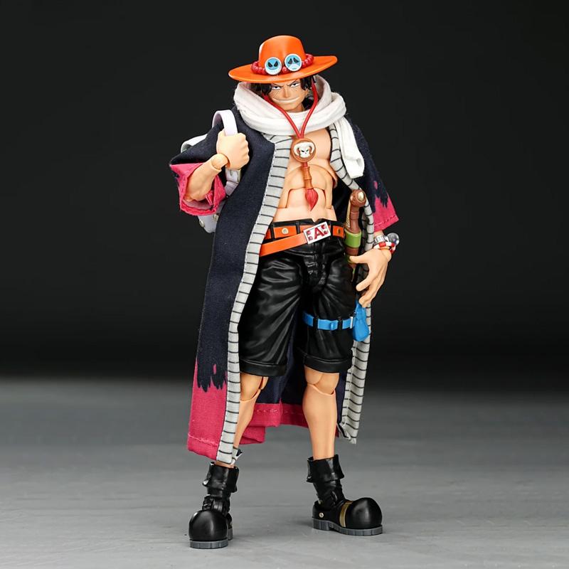 18cm Portgas D Ace Anime One Piece PVC Articulated Action Figure Desktop Decoration Ornament Model Kit Boy Exquisite Toys Gifts
