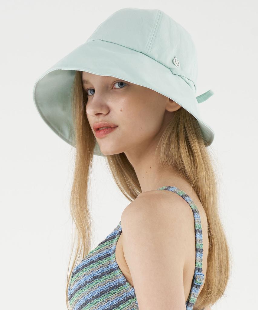 Kolallikeu Ribbon Crochet Hat Mint