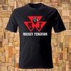 Massey Ferguson Traktor Logo Herren#039;s Schwarzes T-Shirt Größe S5XL Unisex T-Shirt