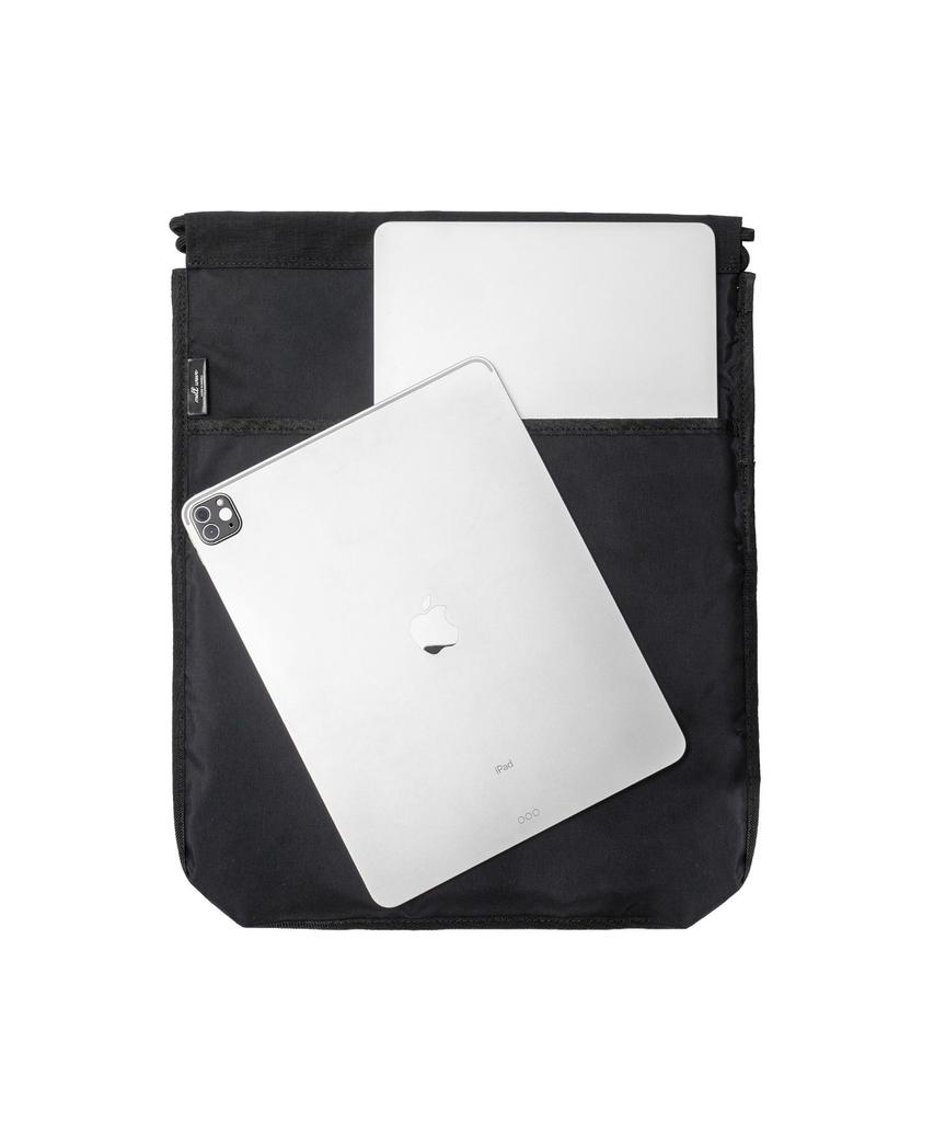 Milk Wave Layered Print Shirred String Backpack [Military Green]