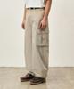COSTUME O’CLOCK Cotton Washed Balloon Cargo Pants Beige Coospt244Beige