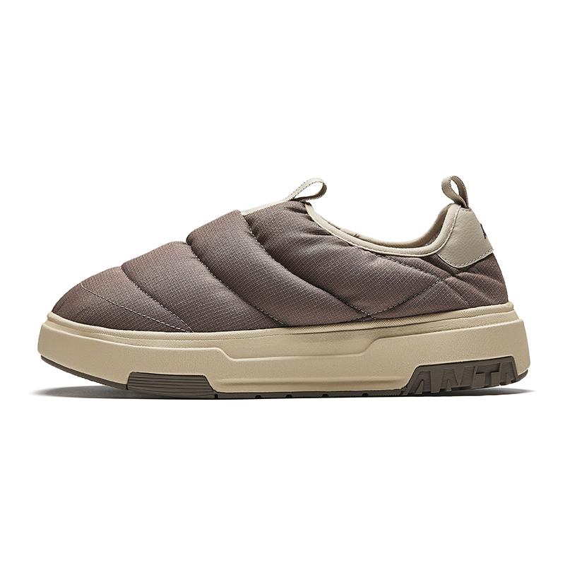 Anta Life Collection Slip Resistant Abrasion Resistant Low top Casual Shoes Men's Enamel Gray Nude Khaki 112448922-1