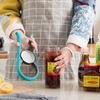 1PC 4 In 1 Lid Jar Opener Screw Cap Bottle Opener Can Opener Manual Nonslip Twist Cap Bottle Launcher Opener Kitchen Gadget