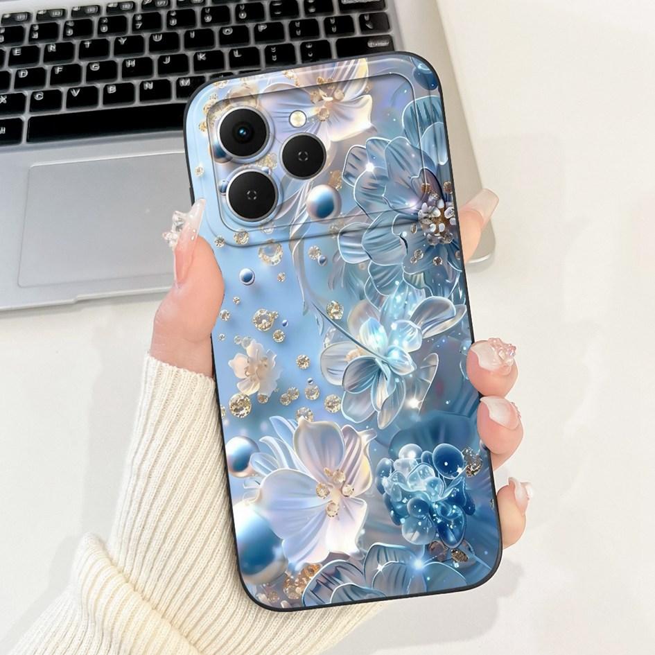 För Tecno Spark 40 Fodral Populär Tecknad Rymd Mjuk Silikon Kameraskydd Telefonfodral För Tecno Spark 40C Spark40 4G Hölje