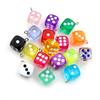 10 Stück 14x17mm Gemischte Transparente Würfel DIY Ohrring Anhänger Miniatur Figuren Harz Handwerk Cabochon Anhänger DIY Herstellung Zubehör
