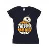 T-shirt en coton pour femmes/filles May The Force BB8