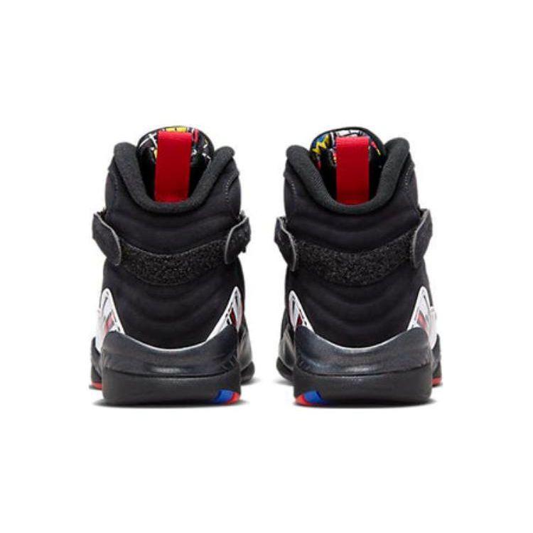 Air Jordan 8 Retro GS Playoff 2023 Kids Sneakers Black True-Red White 305368-062