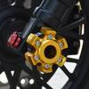 2pcs/set Shockproof Motorcycle Axle Cap Anti Drop Aluminum Alloy Anti Crash Protector Anti Collision Falling Protector