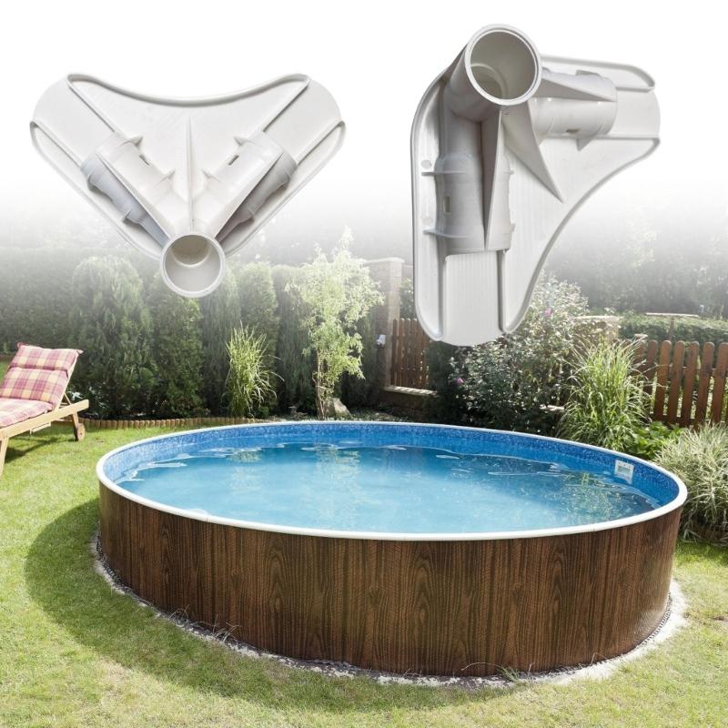 Pool Frame Corner Support Plastic Pool Frame Corner Connector Brackets Replacement Part for Above Ground Pool
