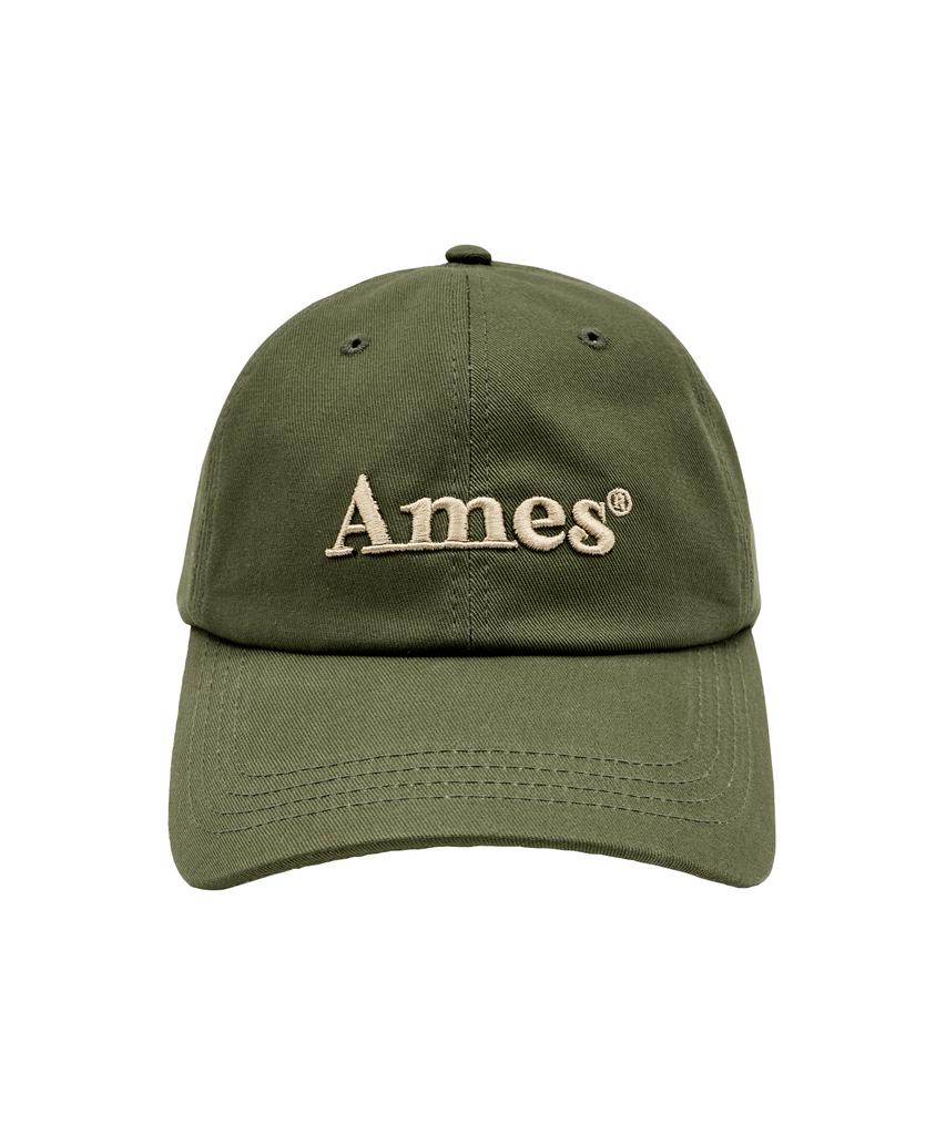 AMES-WORLDWIDE Basic Logo Ball Cap Khaki