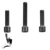 3 Pcs Titanium Alloy Steering Stem Handlebar Rear Dial Screws Bolts Set for Road Bicycle Accessories