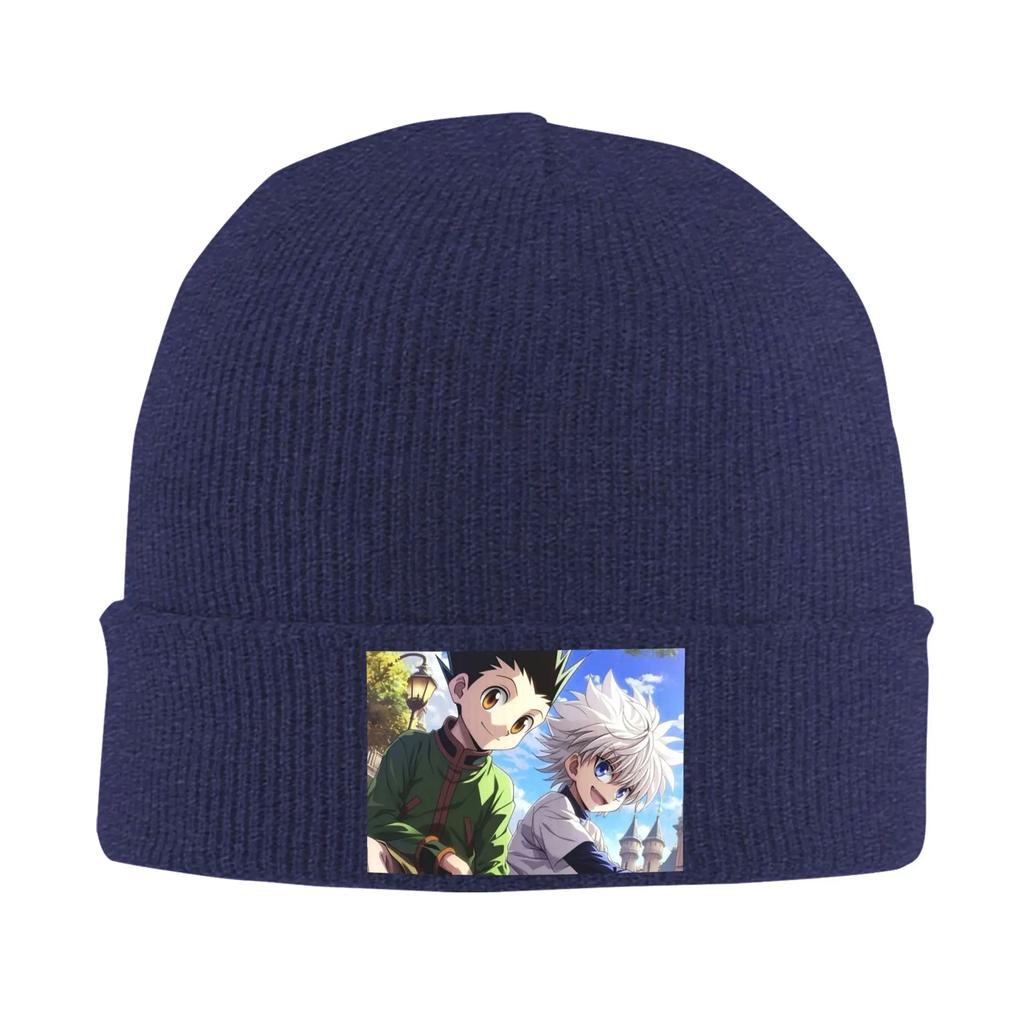 Cartoon Anime Hunter X Hunter Warm Knitted Cap Winter Knit Bonnet Hat Skullies Beanies Hip Hop Caps for Unisex