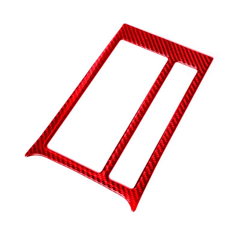 Autocollants rouges en Fiber de carbone pour intérieur de voiture, accessoires de voiture pour Volkswagen VW Golf 7 GTI MK7 2014
