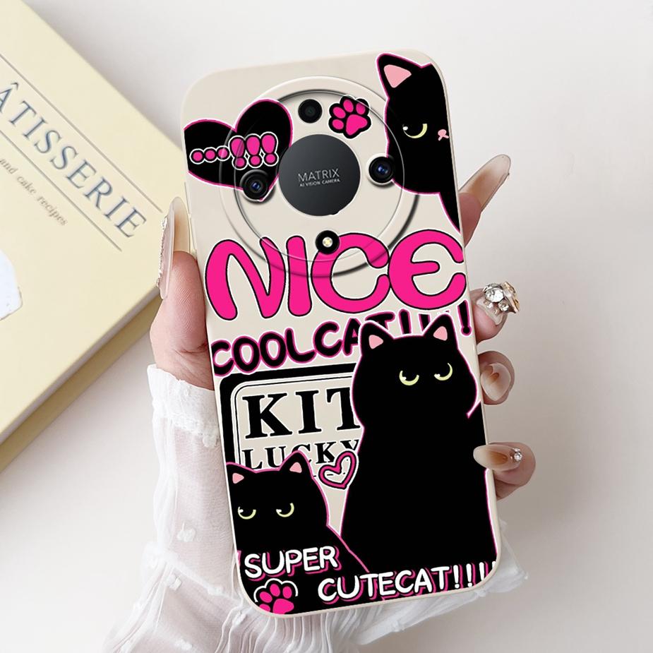 For Honor Magic 5 Lite Case Honor X9A RMO-NX1 Cute Cartoon Painted Cover Soft TPU Phone Case For Honor Magic5 Lite HonorX9a Bags