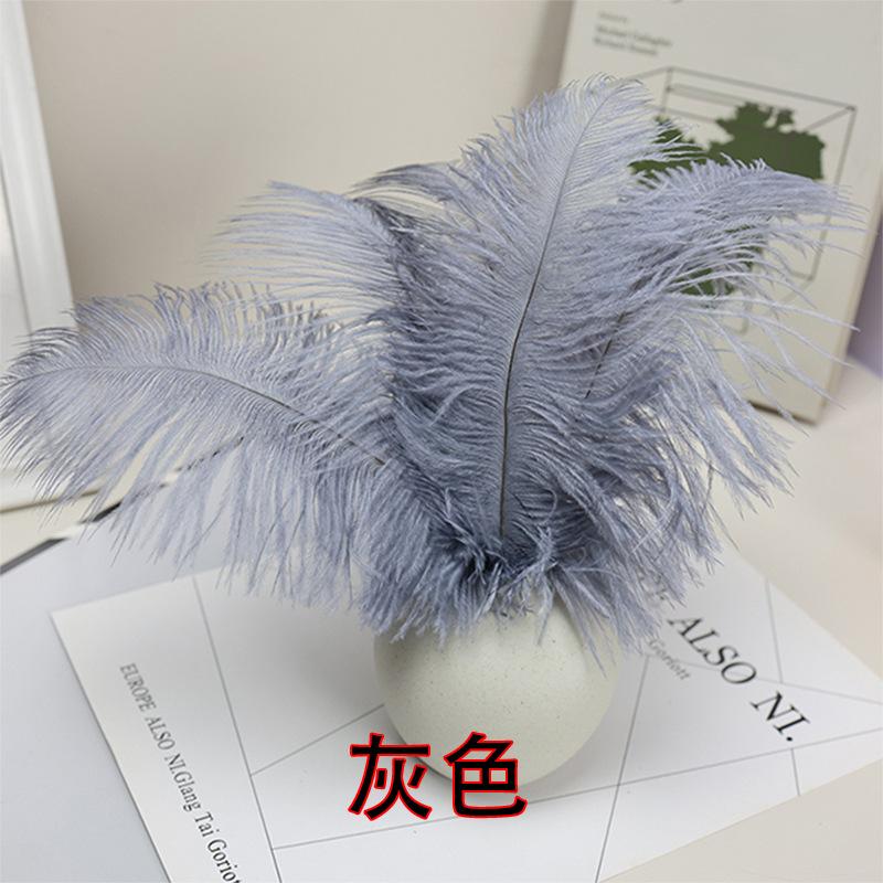 10PCS 20-25Cm Ostrich Feather Stage Performance Feather Handmade Diy Jewelry Decorative Material Ostrich Hair