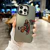 Color Phone Case For iPhone 17 16E 16 11 15 14 Pro MAX 12 13 MINI 7 8 Plus XR SE Silver Plated IMD Cover Basketball Layup