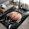 Veľký 3D koberec na basketbalovú plochu,Koberec do obývačky Spálňa Pohovka Rohožka Kuchynská dekorácia, Protišmyková podložka na podlahu