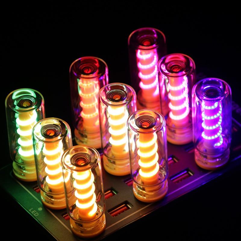For Daily Lighting Bulb Atmosphere Lamp Led Spiral Filament Light Handmade Diy Camping Light Led Flexible Retro Usb Light Bulb