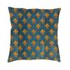 Gold Fleur De Lys Pillow Case Home Decoration Lily Flower FleurdeLis Nordic Cushion Cover Square Pillowcase