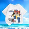 2026 Transformers Optimus Prime Childrens Tshirt Candy Colored Pure Cotton Printed Parentchild Outfit New Fashionable Tshirt