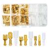 315/180Pcs Quick Splice 2.8mm 4.8mm 6.3mm Male and Female Wire Spade Connector Wire Crimp Terminal with Insulating Assortment