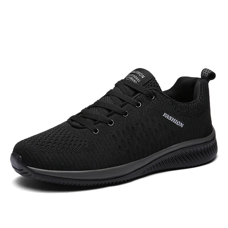 Men Sneakers Spring Autumn Mesh Breathable Casual Running Shoes Flat Fashion Training Hiking Shoes Zapatillas Hombre