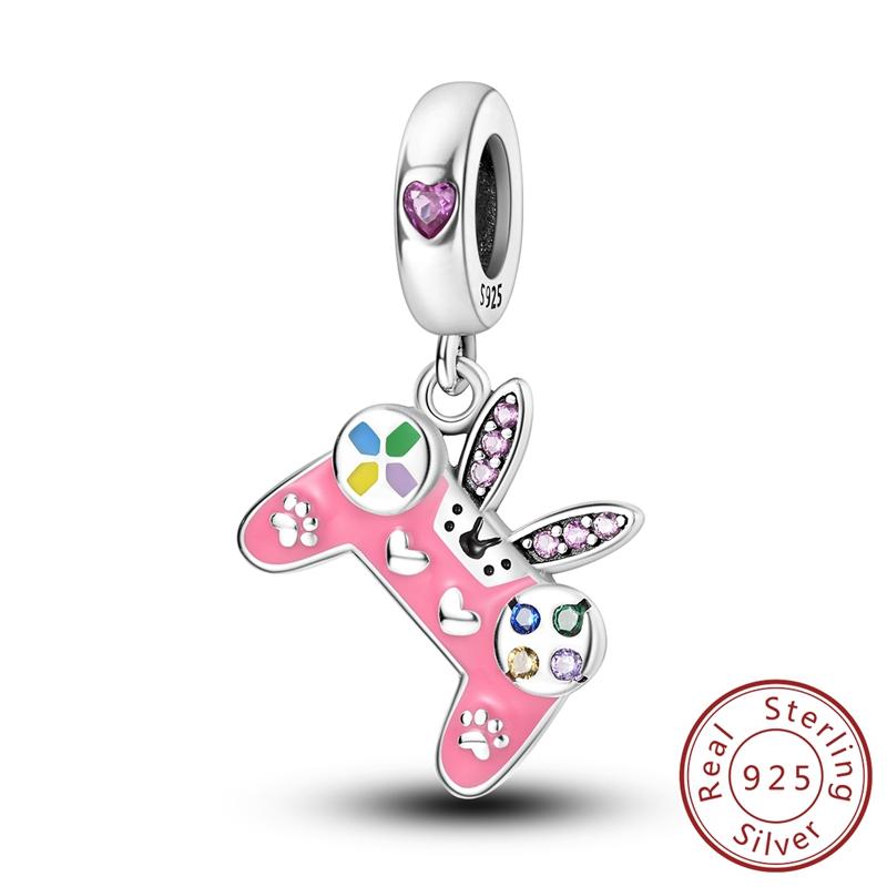 Copper Metal Pink Lady Perfume Perfect Gift Home Charm Bead Components Bead Components Pendents Compatible With Authentic Original Bracelets Girl