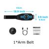 ABS Muscle Electric Stimulate Machine Abdominal Tariner Workout Equipment Transportable Stomach Workout Blet for Home Office Fitness