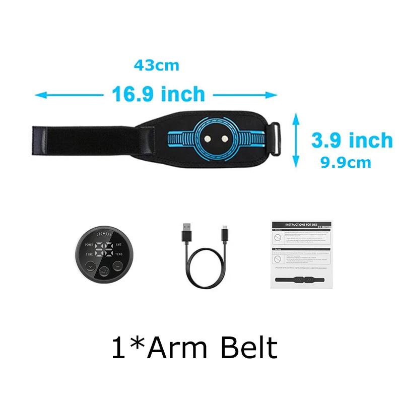 ABS Muscle Electric Stimulate Machine Abdominal Tariner Workout Equipment Transportable Stomach Workout Blet for Home Office Fitness