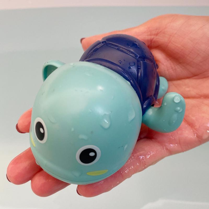 Infant Bath Playthings Bathing Cute Swimming Turtle Whale Pool Beach Timeless Chain Clockwork Water Toy Ideal For Children Water Playing Playthings