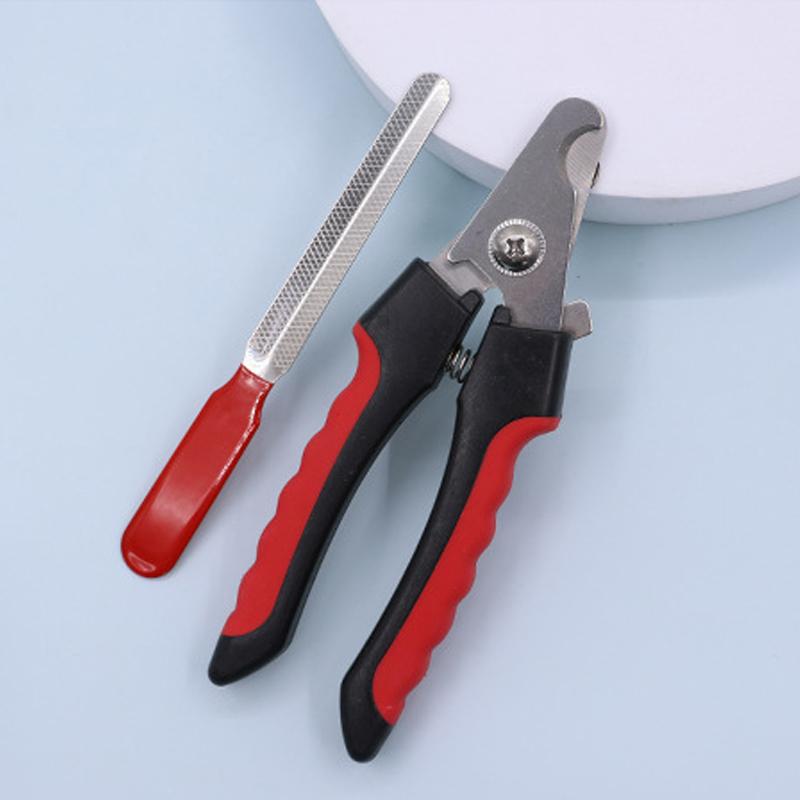 Pet Nail Clippers Pet Dog Cat Grooming Nail Scissors Stainless Steel Straight Handle Clippers Pet Supplies