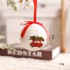 Christmas Ball Decorations Foam Snowman Tree Ornaments For Holiday Festivities