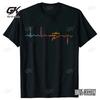 Funny Electrical Engineering Heartbeat Graphic Tshirts Men Womens Fashion Casual  100 Cotton Loose Oversized Top Tee