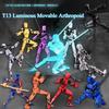 Dummy 13 Action Figure Toys for Kids Lucky 13 Multi Jointed Movable Shapeshift Robot 3D Printed Man Action Figures Children Toy