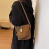 Women'S Bag, Matte Bucket Bag, High-End Sense, Large Capacity, Shoulder Crossbody Temperament, Niche, Portable Underarm Small Bag.