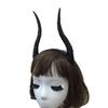 Halloween Mulheres Meninas Simulação Antílope Chifre Longo Cosplay Adereço de Cabeça DIY Tiara Adereços de Festa