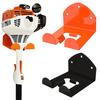 Garden Power Tool Wall Hanger Heavy Duty Metal Shed Garage Wall Mount Garden Trimmer Brooms Shovels Lawn Mower Storage Rack Organizer Holder