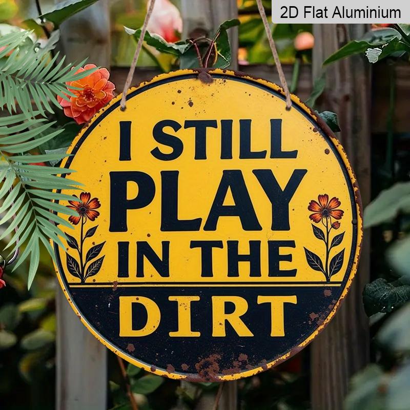 2D Flat Aluminum Sign Featuring A Humorous Design In Yellow and Black, Measuring 7.87 X 7.87 Inches. Perfect for Home Decor, Bedroom Decor, Bars