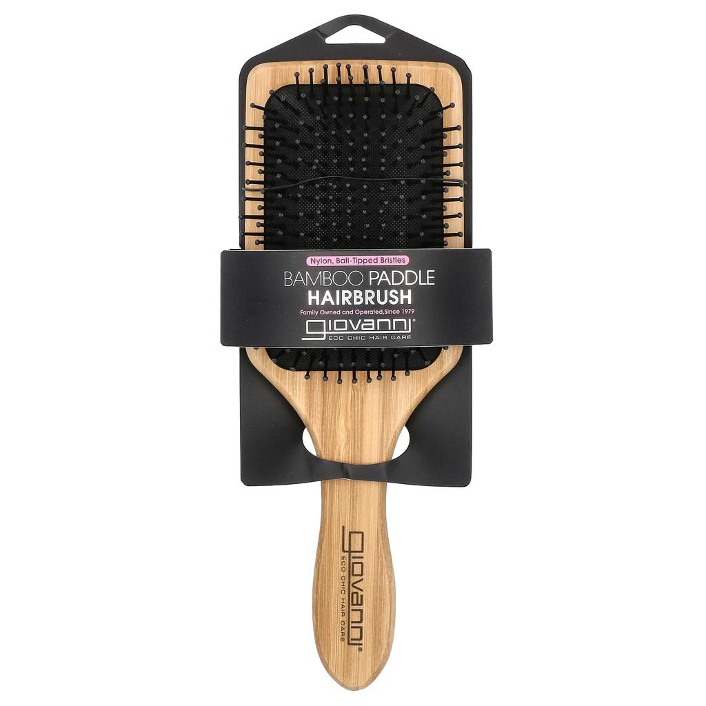 Giovanni, bamboo paddle hair brush, 1 piece