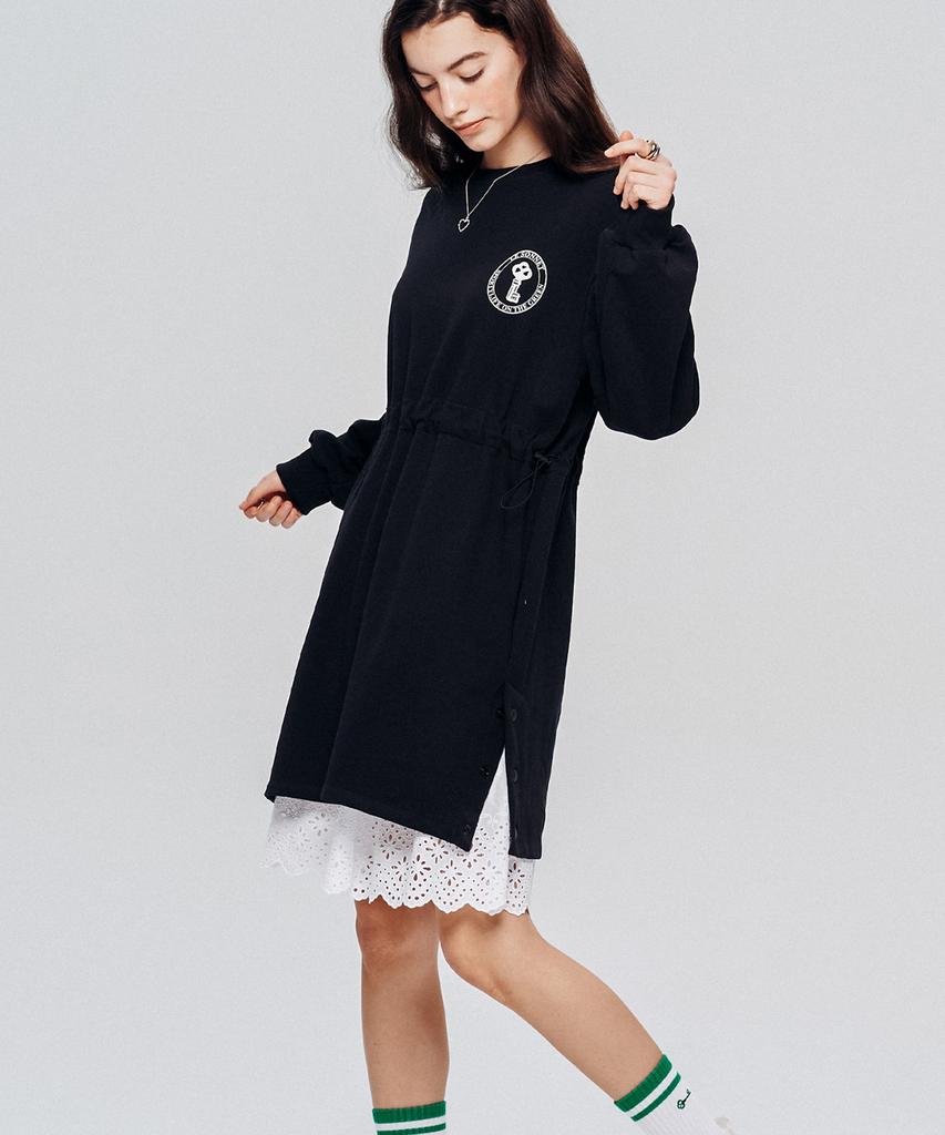 Le Sonnet Easy Fit Sweat Dress Black