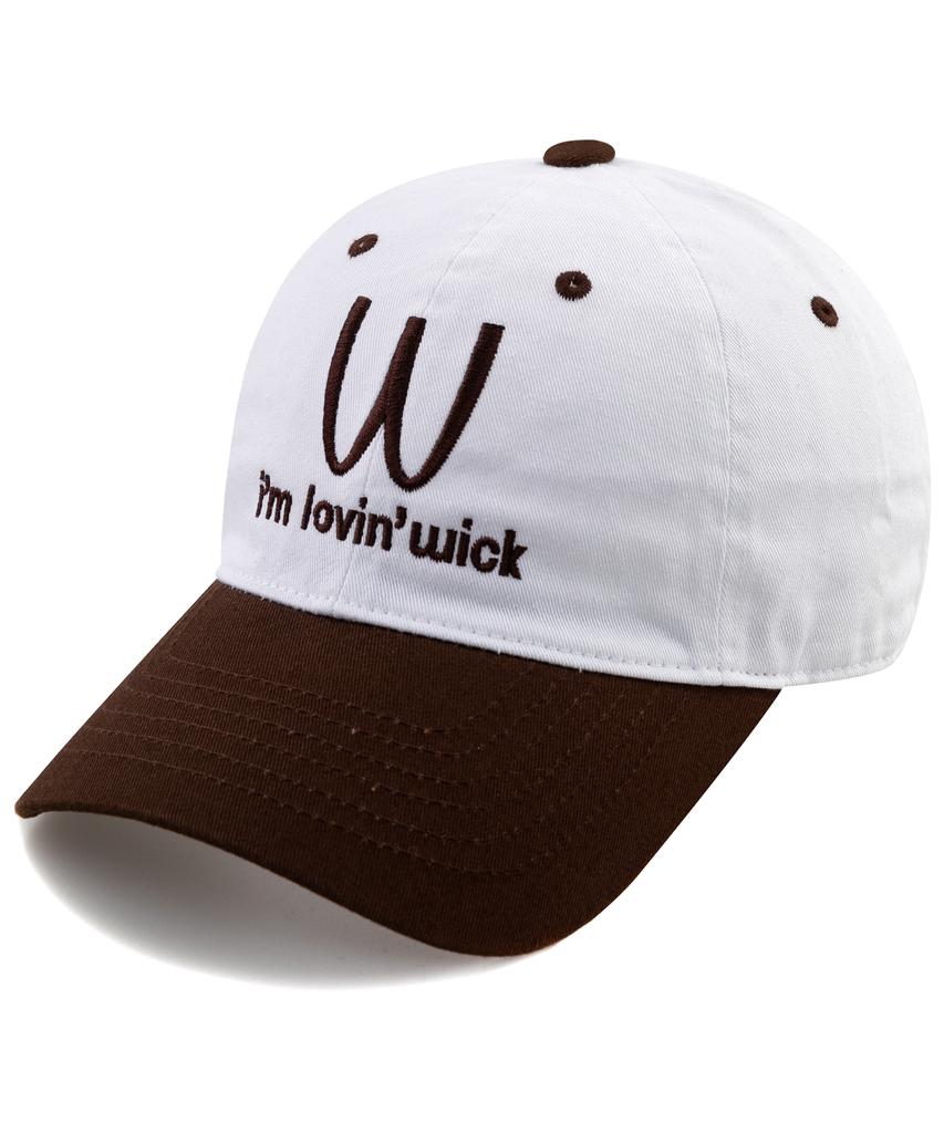 Wig Im Lovin Two-Tone Ball Cap - Brown