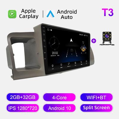 Car Radio Android Auto Carplay For Toyota Corolla Fielder E120 2000-2004 Multimedia Player Head Unit Stereo GPS Navigation BT WIFI 2+32GB