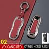 Compatible Key Cases for Porsche: Cayenne, Macan, Panamera, 911, 718 - Featuring Metal and Leather Buckle