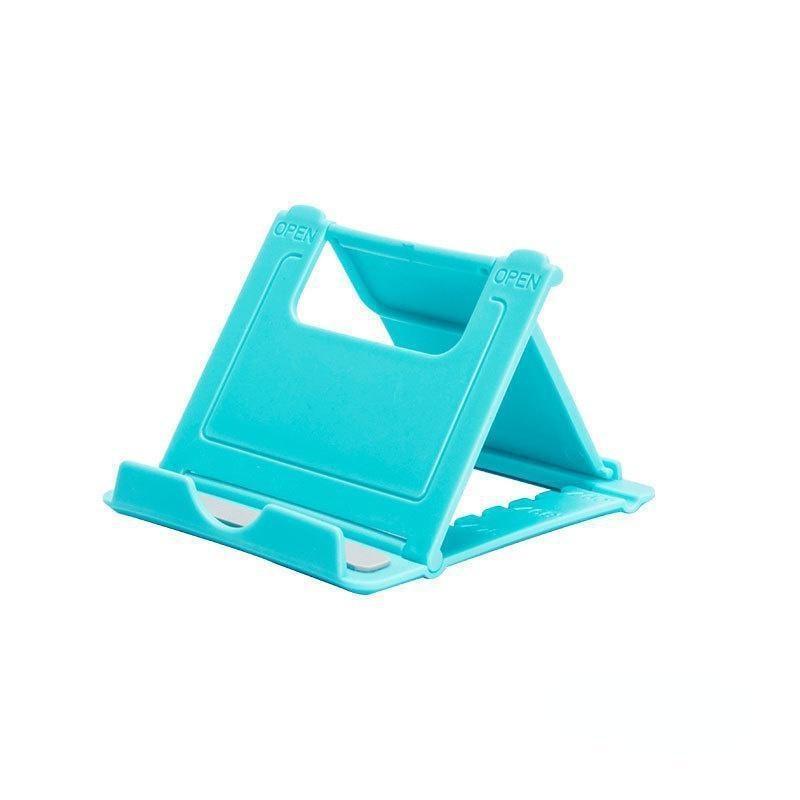 Mini Creative Portable Universal Folding Plastic Phone HolderPortable Tablet Holder Adjustable Flexible Folding Lazy Desktop Mobile Phone Stand Mount